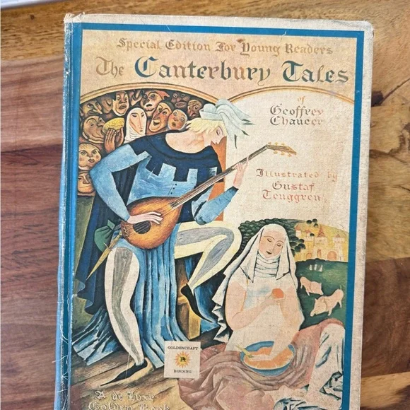 Vintage The Canterbury Tales Special Edition Book - Picture 3 of 5